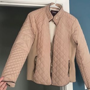 Tan quilted jacket